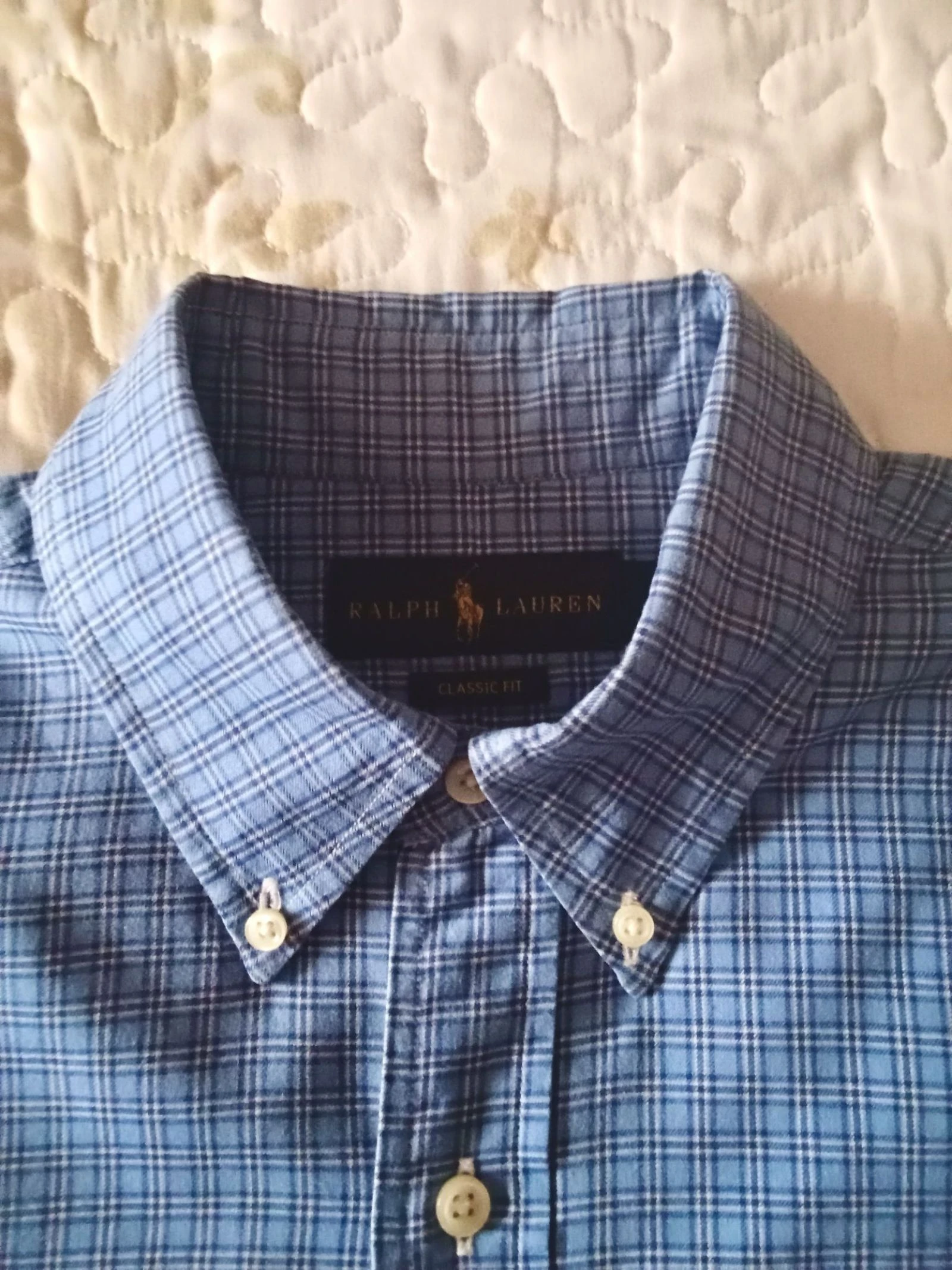 Geruite herenoverhemd maat M Ralph Lauren perfecte staat origineel vintage – photo 7